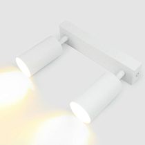 Спот на основании GWL-2GU10-M-IP20 Двойной Белый Направленный Башня