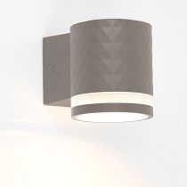 Фасадный светильник General GWL-GX53-M-IP65 Графит с боковым рассеивателем Ромб