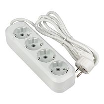 Удлинитель "Эксперт"  4 гнезда 2 метра 16А/3,5кВт с заземлением ПВС 3х1 EKF PROxima