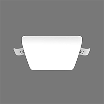 Светильник светодиодный встраиваемый Gauss Frameless квадрат 9Вт, 4000K