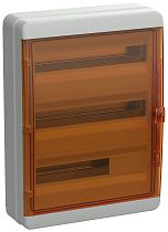 TEKFOR Корпус пластиковый КМПн-54 IP65 оранжевая прозрачная дверь IEK TEKFOR Корпус пластиковый КМПн-54 IP65 оранжевая прозрачная дверь IEK