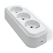 Колодка для удлинителя "IONICH" 3 гнезда с заземлением
