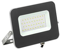 Прожектор светодиодный СДО 07-30 LED 30Вт IP65 6500К серый  IEK