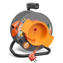 Удлинитель на катушке У10-027 термо 3500Вт 1 гнездо с защитной крышкой 30м UNIVERSAL