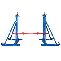 Домкрат кабельный винтовой разборный ДК-5ВР для барабанов весом до 5 т, номера от №8 до №22