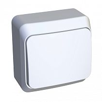 ЭТЮД открытая установка Белый Переключатель 1 клавишный Systeme Electric (Schneider Electric)