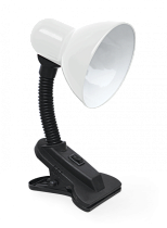 Светильник наст п/лампу на прищепке СНП 21Б 40Вт E27 230В БЕЛЫЙ (с подвесом) IN HOME Светильник наст п/лампу на прищепке СНП 21Б 40Вт E27 230В БЕЛЫЙ (с подвесом) IN HOME