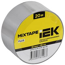 MIXTAPE PLUS Лента алюминиевая клейкая 18мкм 48ммх20м IEK