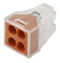 Клемма ЭРА NO-222-19 СМК, серия 104  4 отверстия, 1.0-2.5мм2 Клемма ЭРА NO-222-19 СМК, серия 104  4 отверстия, 1.0-2.5мм2