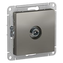 AtlasDesign Сталь Розетка TV проходная 4DB Systeme Electric (Schneider Electric)