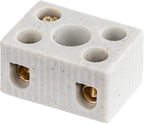 Колодка зажимная винтовая керамическая КЗВ NTB-HCR-2-41/WH (уп.20шт) Navigator