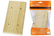 Накладка на бревно деревянная универсальная НБУ 1Пх2 95х195 мм, сосна  TDM