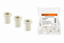 Изолятор керамический проходнойдля провода белый (10шт)  TDM