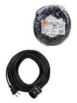 Удлинитель-шнур силовой народный ПВС 2200 Вт б/з, 20м, штепс. гнездо TDM