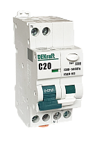 Устройство защиты от дугового пробоя 1P+N 16A х-ка C УЗДП-103 6кА DEKraft