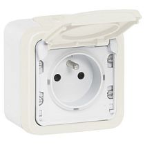 Коробка однопостовая для наружного монтажа белая Plexo Legrand