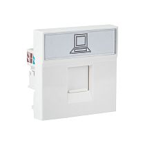 Розетка RJ45 кат. 6, 2 модуля EKF Розетка RJ45 кат. 6, 2 модуля EKF