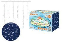 Гирлянда светодиодная "Занавес" 2х3м, 600LED, 6500К, бел. шнур, посл. подкл, IP65, 250 В,  TDM