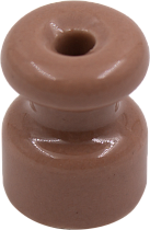 Изолятор для наружного монтажа R, керамика, цвет капучино (50 шт/уп) Bironi