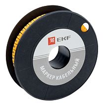 Маркер кабельный 2,5 мм2 "9" (1000 шт.) (ЕС-1) EKF PROxima Маркер кабельный 2,5 мм2 "9" (1000 шт.) (ЕС-1) EKF PROxima