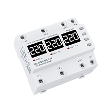 Реле напряжения трехфазное RE V3F-63A W ROSTOKELECTRO