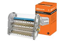 Распределительный блок на DIN-рейку РБ-160 4П 160А (4 шины 2x9+2x8+7x7+1x12)  TDM