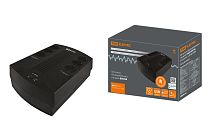 Источник бесперебойного питания ИБП 850 ВА 6 розеток +2USB  TDM