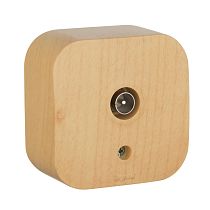 QUTEO Розетка для открытой установки TV тип звезда дерево