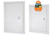 Люк ревизионный с ручкой 300х400, белый  TDM
