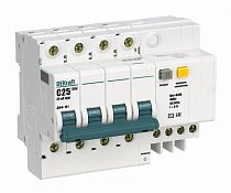 Автоматический выключатели дифференциального тока АВДТ 3P+N 32А 100мА AC х-ка D ДИФ-101 4,5кА DEKraft