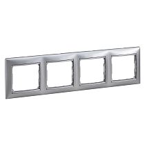 VALENA DIY Рамка 4-местная алюминий