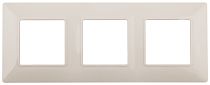 Рамка для выключателей и розеток тройная ЭРА Elegance 14-5003-02 пластик слоновая кость