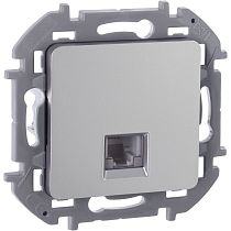 INSPIRIA Розетка телефонная RJ11 алюминий