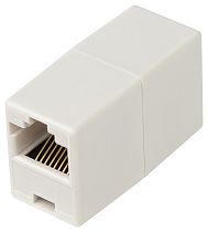 Проходной адаптер ЭРА RJ01AD-1 тип RJ45-RJ45  кат. 5е неэкранированный (бопп упак. 1 штука)