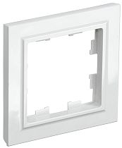 BRITE Рамка 1-местная РУ-1-БрБ белый  IEK