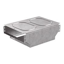 Ответвитель Т-образный вертикальный с крышкой Стандарт 400х100 Промрукав