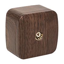 Розетка TV 1-местная ОП Минск 75Ом 5-862МГц тёмное дерево EKF Розетка TV 1-местная ОП Минск 75Ом 5-862МГц тёмное дерево EKF