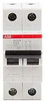 Автоматический выключатель двухполюсный SH202 C63 ABB Автоматический выключатель двухполюсный SH202 C63 ABB