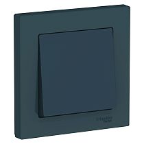 AtlasDesign Изумруд Выключатель 1 клавишный сх.1, 10АХ, (в сборе с рамкой) Systeme Electric (Schneider Electric)