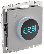 BRITE Термостат электронный с индикацией ТС10-1-БрБ белый  IEK