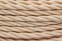 Провод 2*1,5 Песочное золото (матовый) 10м Bironi