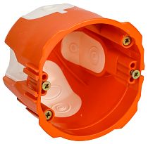 Коробка установочная для полых стен D=73х65мм (со стыковочным узлом)  IEK