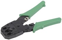 ITK Инструмент обжимной RJ45/RJ12/RJ11 ручка PVC IEK