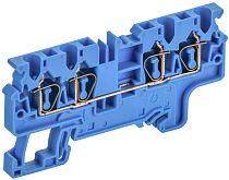 ARMAFIX Клемма пружинная CX2.5-4 BU 2,5мм2 четырехконтактная синяя IEK