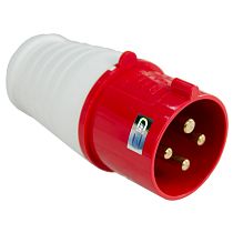 Вилка переносная TS-024 3P+PE 32А 400В IP44  ЭНЕРГИЯ