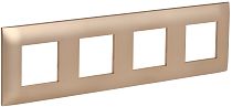 SKANDY Рамка 4-местная SK-F04Sa песочный IEK