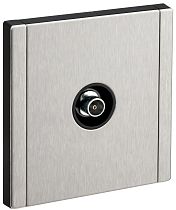 FORTE&PIANO Розетка TV оконечная FP728M металл никель IEK