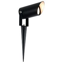 Садово-парковый светильник General GPF-MR16-GU10-R-IP65 Черный С козырьком Архилюкс