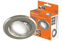Светильник встраиваемый поворотный СВ 02-06 MR16 50Вт G5.3 серебряный блеск/хром  TDM
