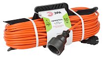 Удлинитель силовой ЭРА с заземлением IP44 на рамке 1 розетка 50м ПВС 3х1,5, UFx-1e-3x1.5-50m-IP44